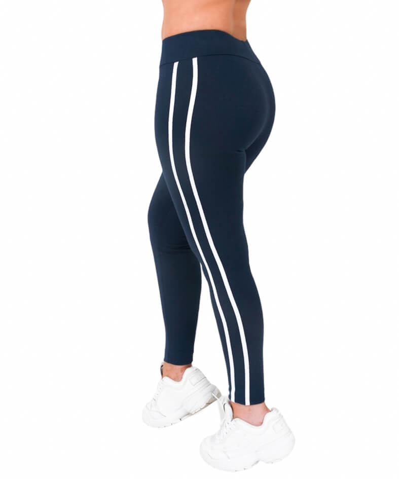 Leggins Rayas Blancas – Tienda Ellison