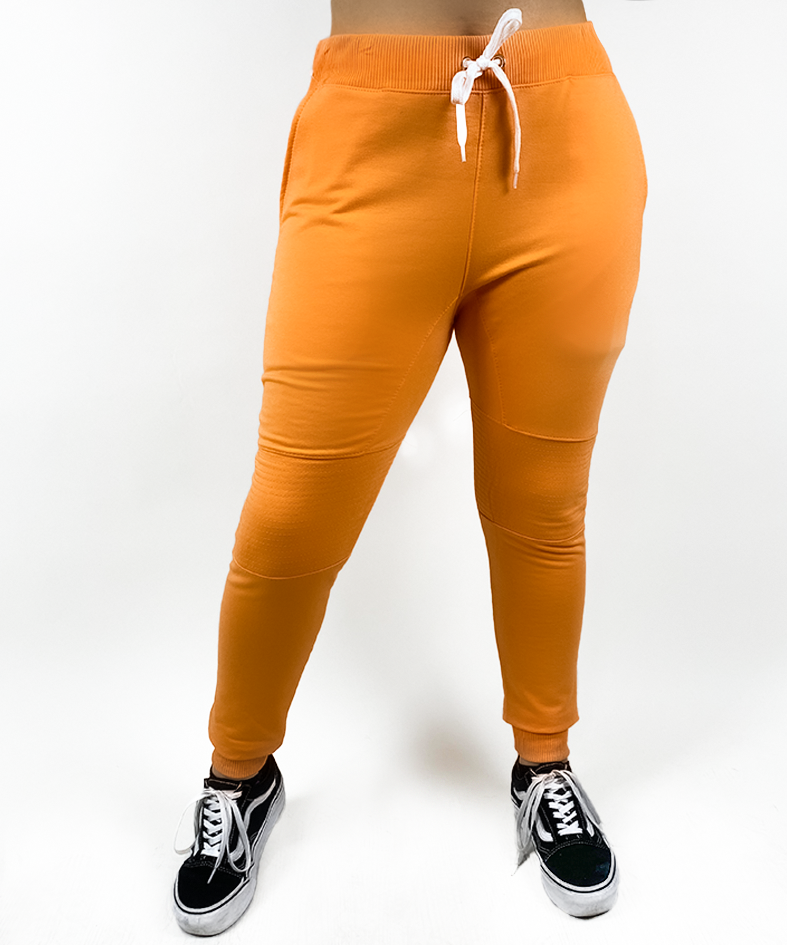 Pantalon jogger mujer naranja hubble